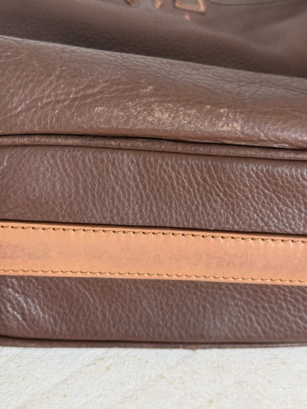 Tory Burch Brown Pebbled Leather Shoulder Bag - Picture 7 of 16